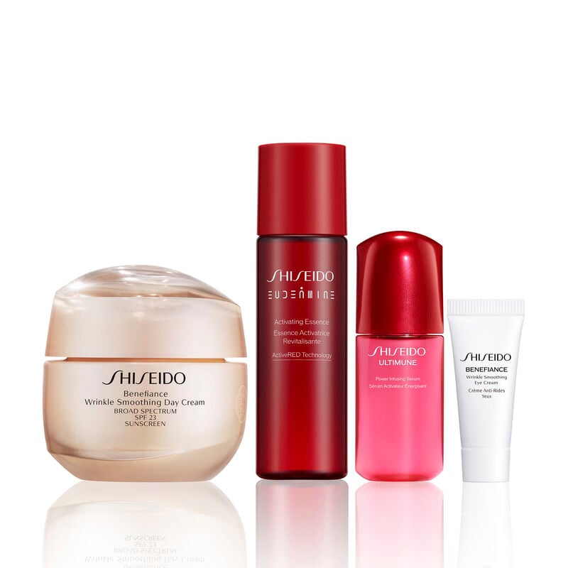 Skin Soft Set Shiseido Benefiance Hydrating Smooth Skincare Set SPF 23
