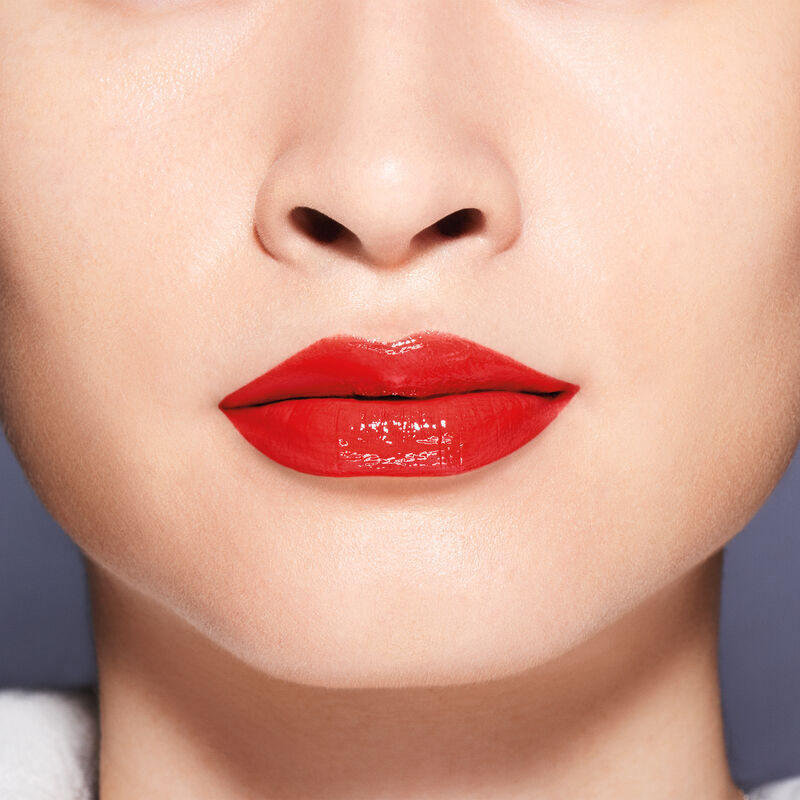 LacquerInk LipShine, Techno Red