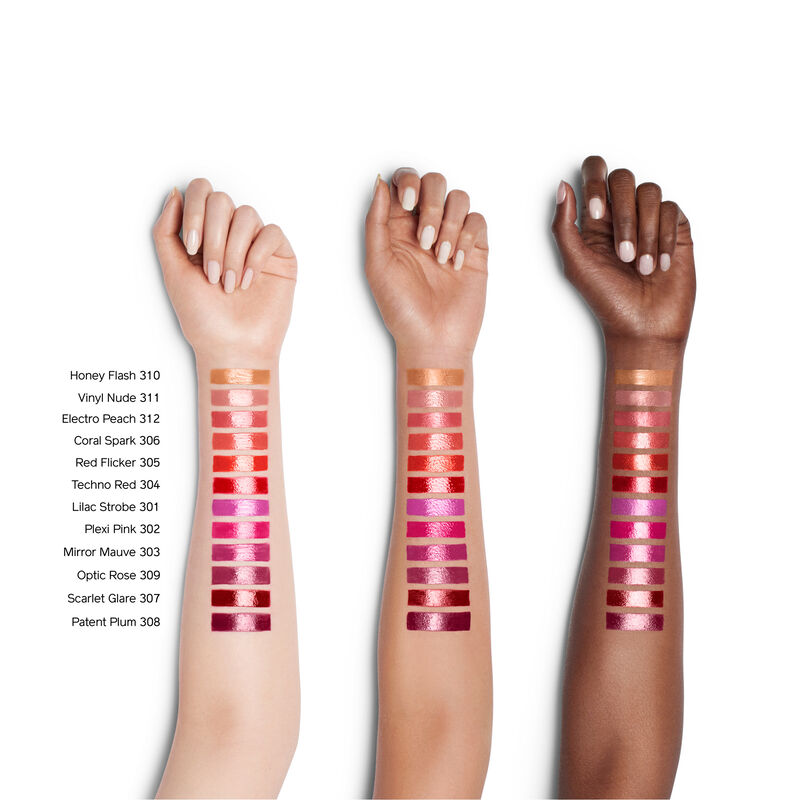 LacquerInk LipShine, Techno Red