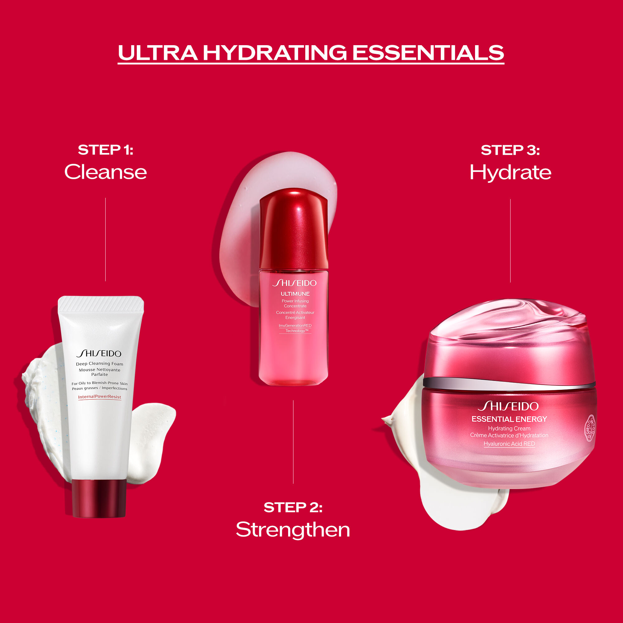 eterite エッセンス & ローション セット Essential Energy Ultra-Hydrating Essentials Set | SHISEIDO