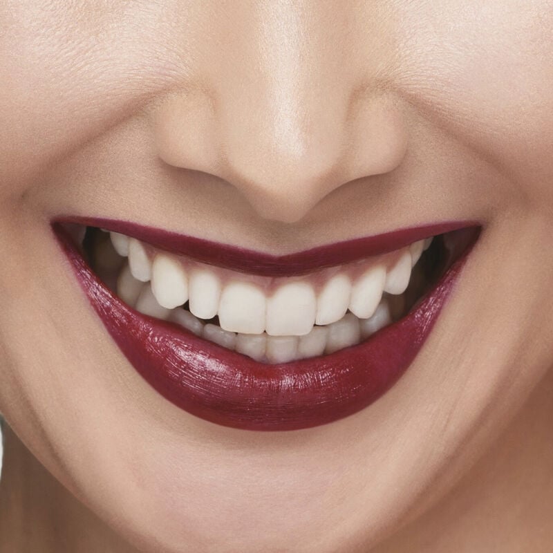 TechnoSatin Gel Lipstick, Quantum Plum