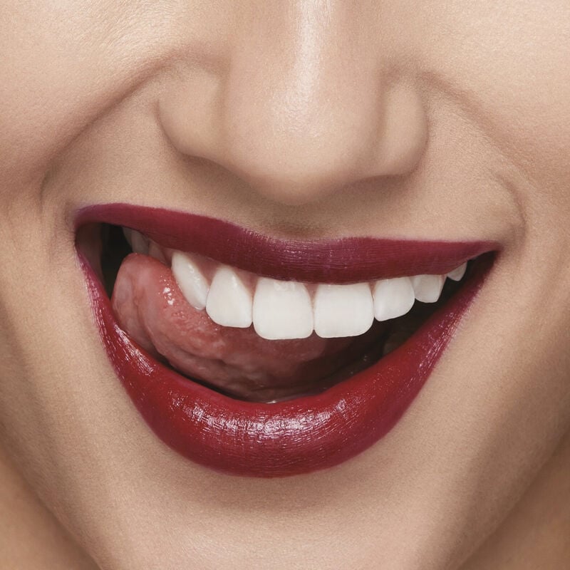 TechnoSatin Gel Lipstick, Quantum Plum
