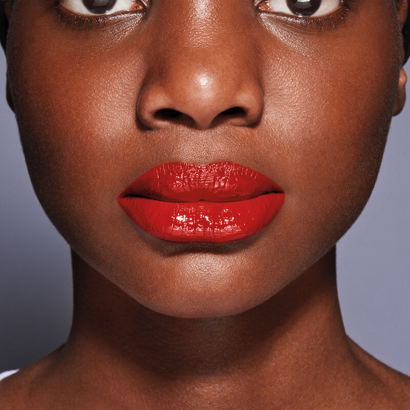 LacquerInk LipShine, Techno Red