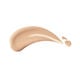 A swatch of the Shiseido Revitalessence Skin Glow Foundation SPF 30 in shade 240 Quartz – a balanced tone for light-medium skin – against a white background, showing the product’s serum-like texture that weightlessly glides into skin for a glowing makeup finish.
