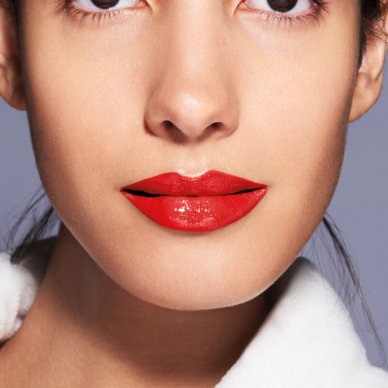 LacquerInk LipShine, Techno Red