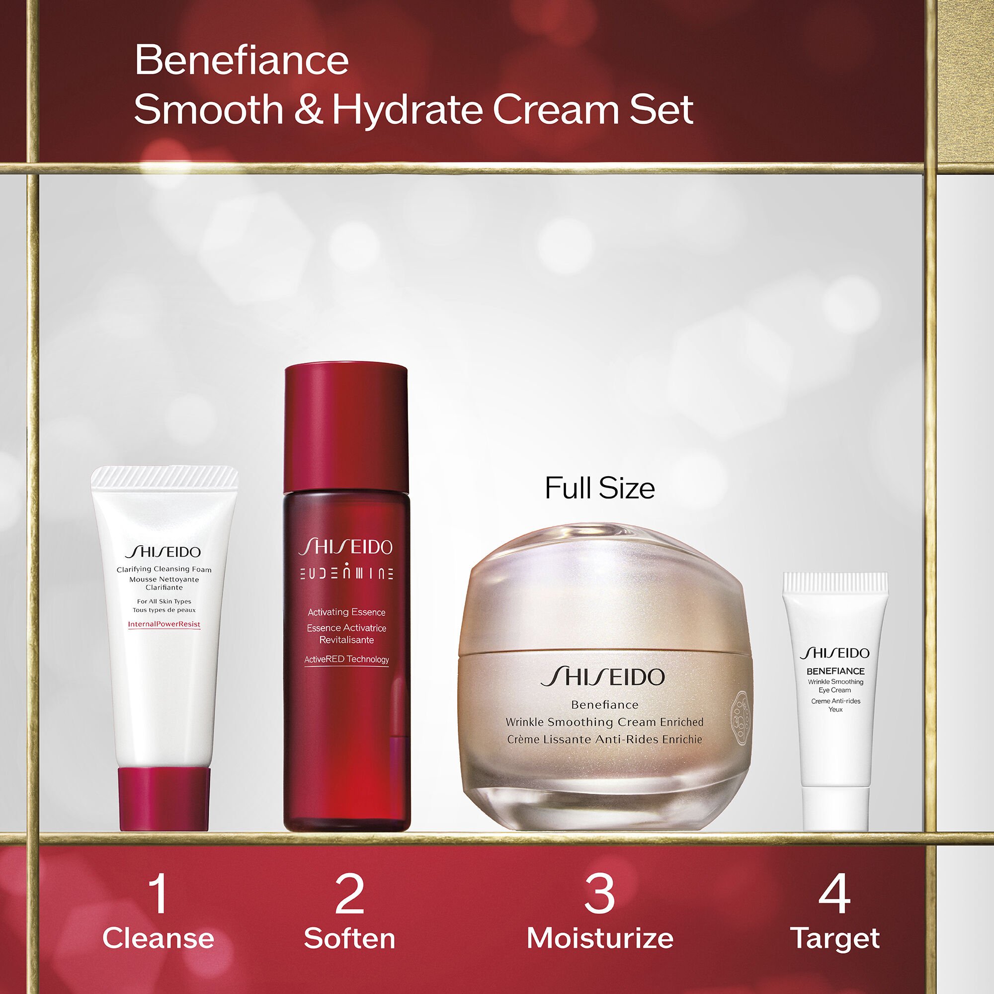 Benefiance Smooth & Hydrate Cream Set | SHISEIDO